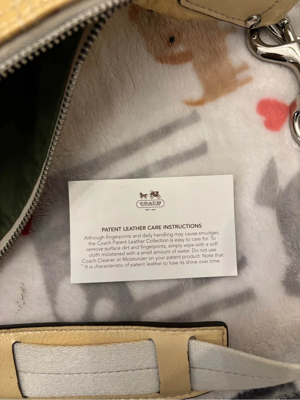 Coach Yellow Leather Shoulder Hobo Bag